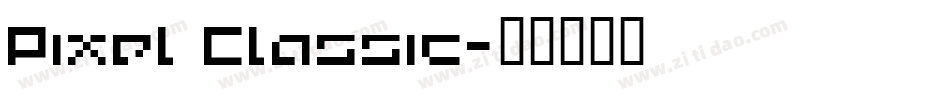 Pixel Classic字体转换
